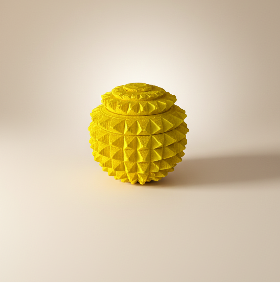 Yellow Textured Silicone Dryer Balls - Set of 5
