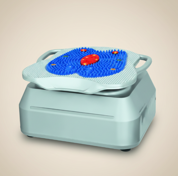 Vibrating Foot Massager Machine with Acupressure Nodes - Blue