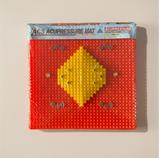 ACS Acupressure Mat with Magnets - Red & Yellow