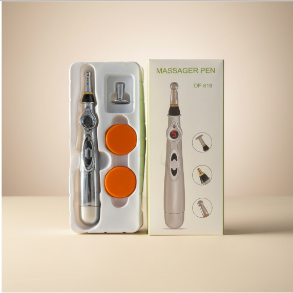 Acupuncture Meridian Massage Pen - Electronic Therapy Device (Model: DF-518)