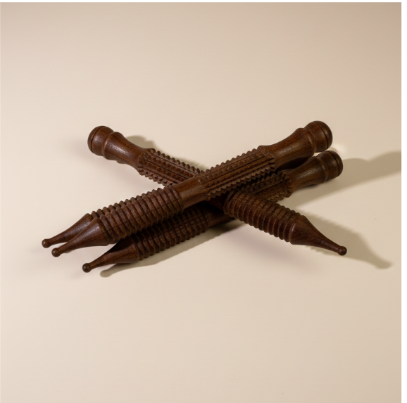 Wooden Body Massage Roller Stick