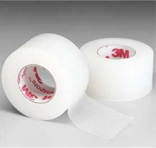3M Micropore Medical Adhesive Tape - White, Surgical Grade, Gentle on Skin   (1and 1.5 inch )
